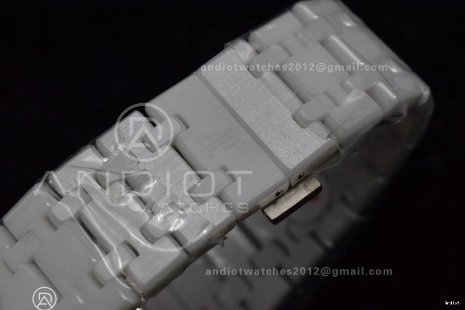 26579cb on Perpetual Ceramic Calendar White Bracelet APSF Best A5134 Ceramic Oak Royal Edition 0514